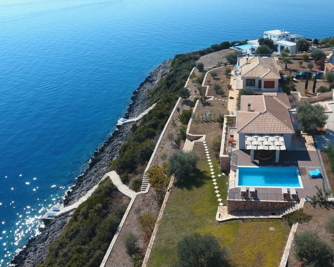 Iris Villas Lefkada - Marine Villa With Private Sea Access Сивота Экстерьер фото