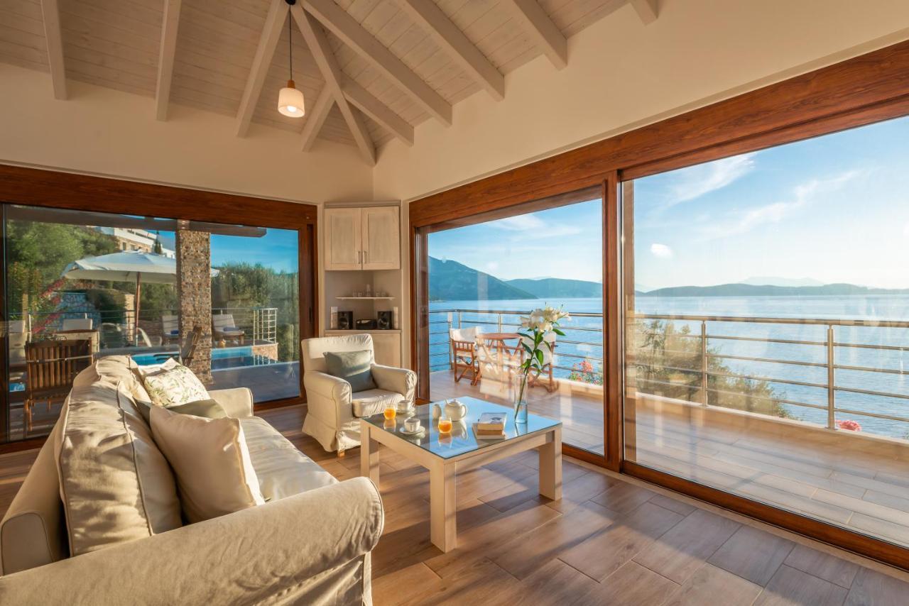 Iris Villas Lefkada - Marine Villa With Private Sea Access Сивота Экстерьер фото