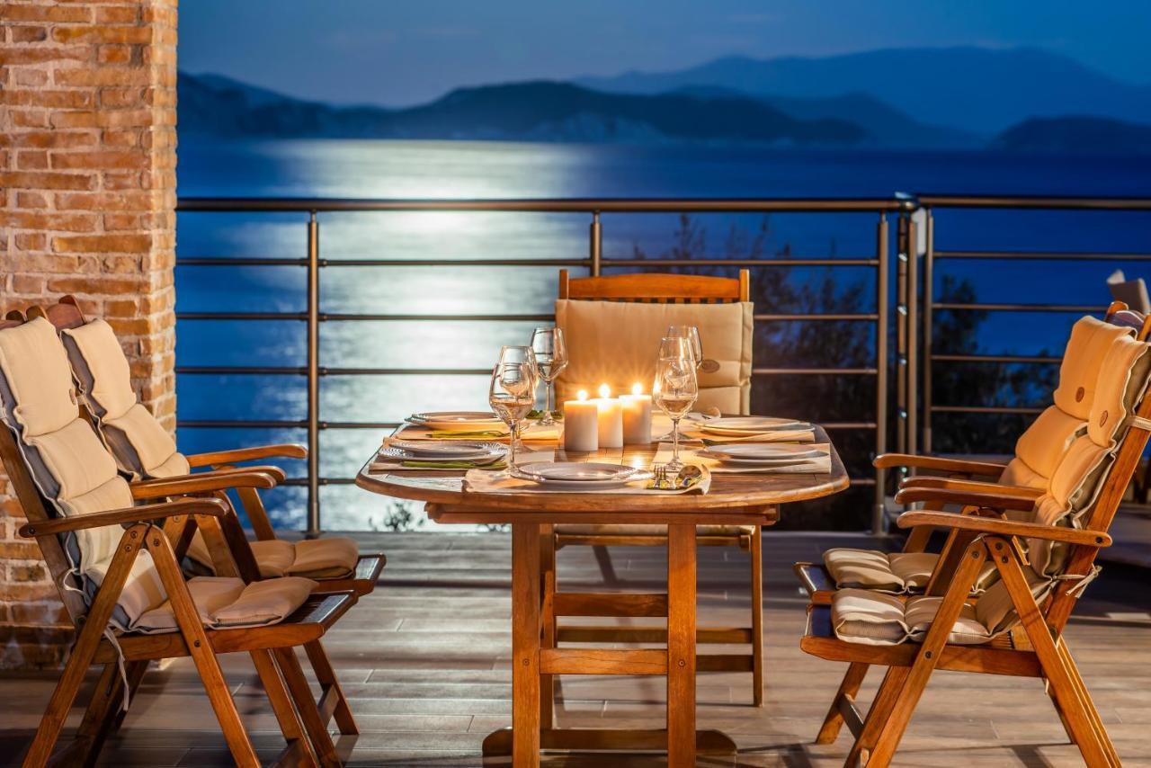 Iris Villas Lefkada - Marine Villa With Private Sea Access Сивота Экстерьер фото