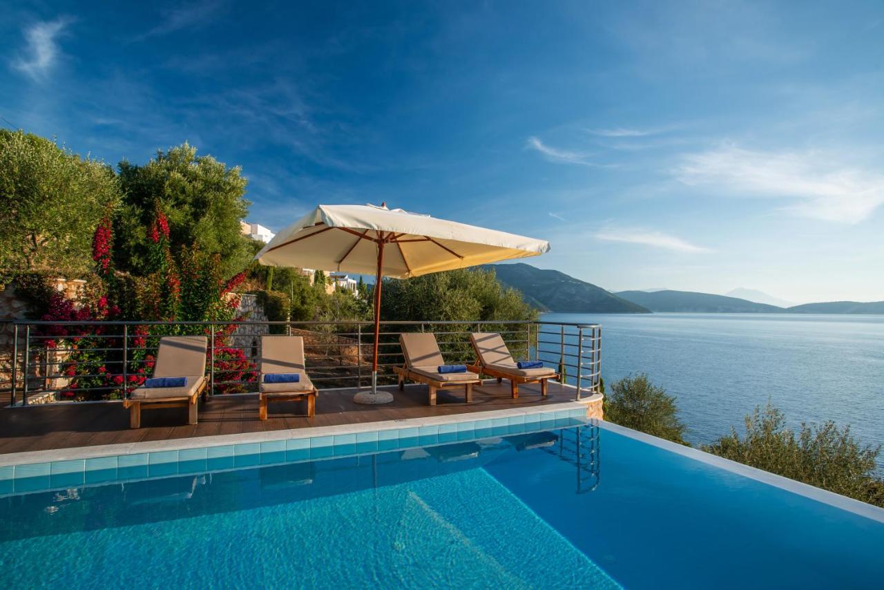 Iris Villas Lefkada - Marine Villa With Private Sea Access Сивота Экстерьер фото