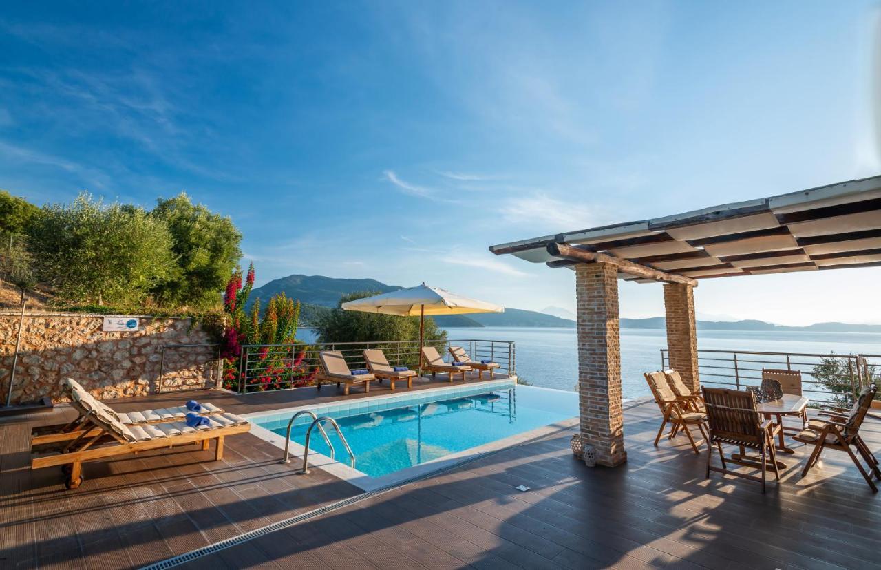 Iris Villas Lefkada - Marine Villa With Private Sea Access Сивота Экстерьер фото