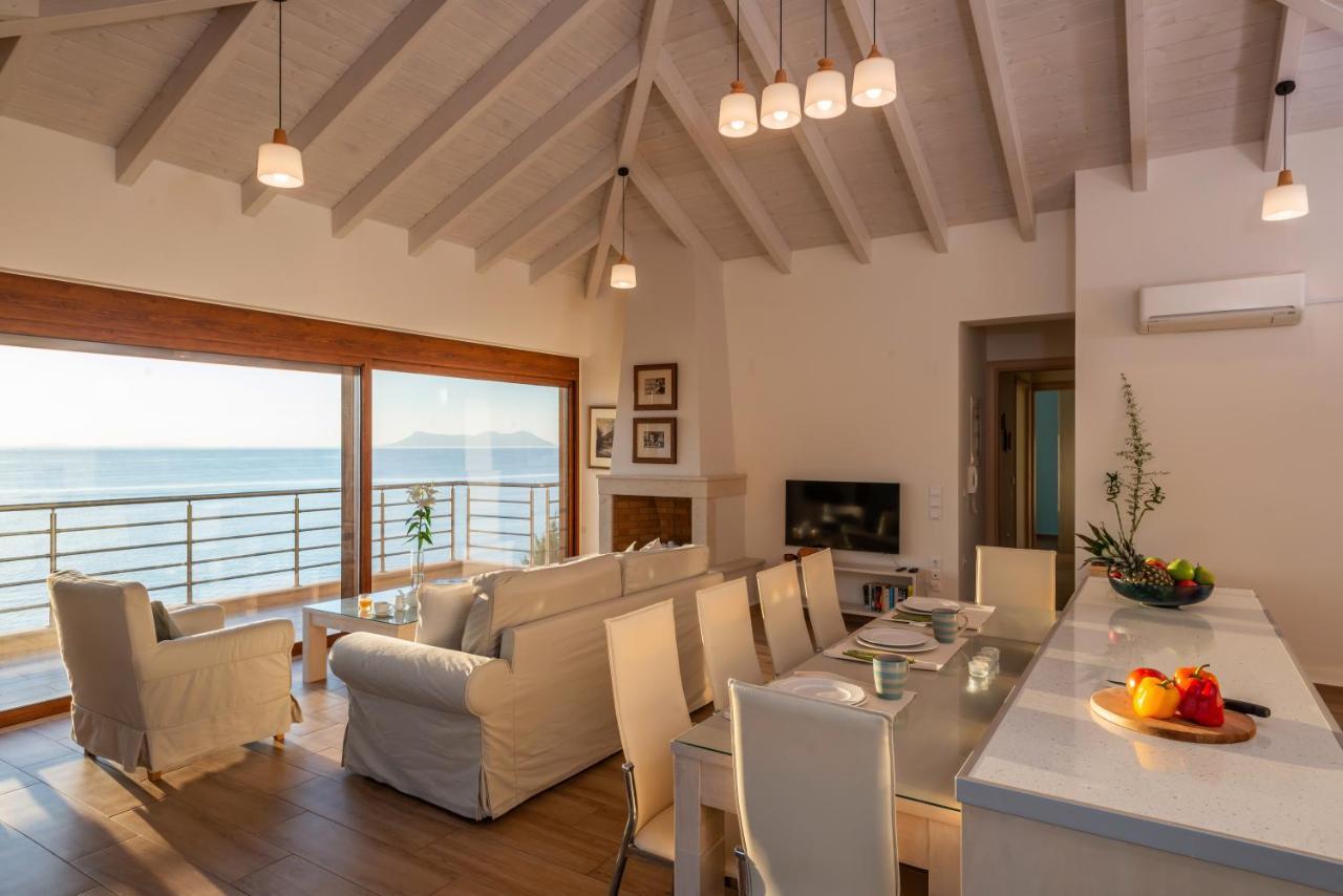 Iris Villas Lefkada - Marine Villa With Private Sea Access Сивота Экстерьер фото