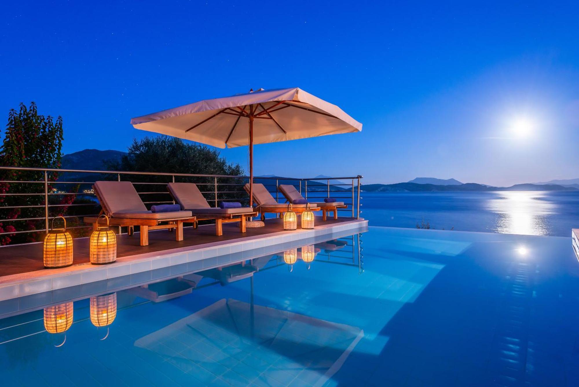 Iris Villas Lefkada - Marine Villa With Private Sea Access Сивота Экстерьер фото