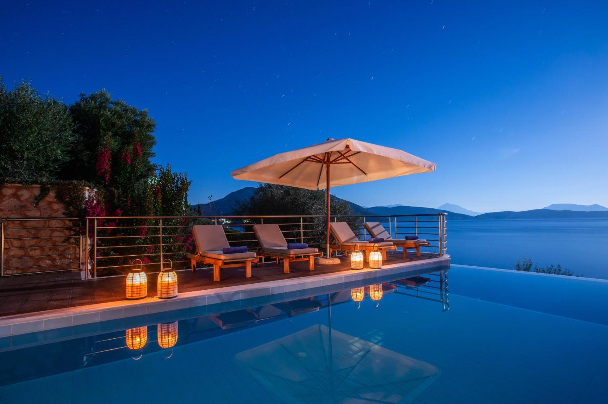 Iris Villas Lefkada - Marine Villa With Private Sea Access Сивота Экстерьер фото